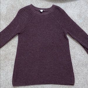 Plum sweater